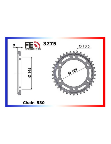 COUR AC FZ750 85/93 45 530