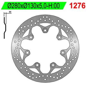 DISQUE ARRIERE ROND FIXE NG BRAKE