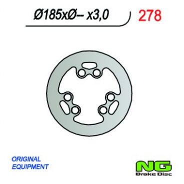 DISQUE DE FREIN NG BRAKE FIXE AVANT GAUCHE