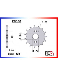PIG HONDA CR80/85.R '86/07 14 420