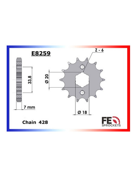 PIG HON XLS/XR/MTX/XLR.125 13