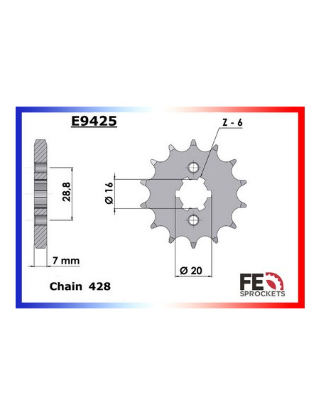 PIG SUZ TS125R '89/96 13 428