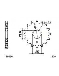 PIG SUZ RG250GAMMA 14 520