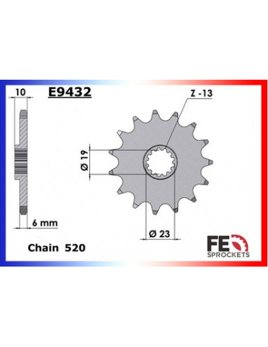 PIG ENDURO RMX250'89/00 13 520