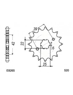 PIG HONDA XL250 14 520
