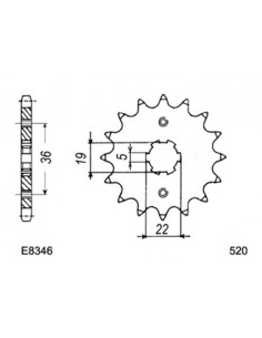 PSB HONDA TRX.250 '86/89 13 520
