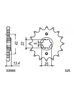 PIG HONDA CB.450S 27PS  15 525