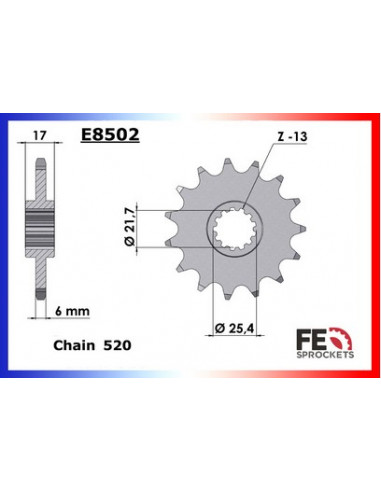 PSB HONDA CB/CBR.500 '13/20  15  520