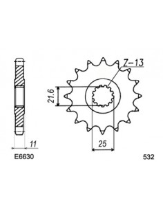 PIG YAM FZ750R '89 17 532