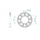 Kit Chaine ALU DC SHERCO 50 END RR (2003-2009)