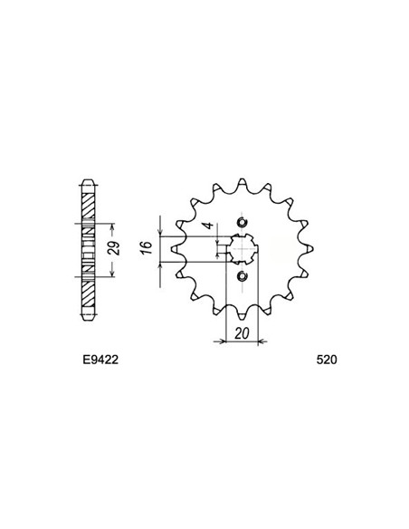 125.RANDONNER '12 13X38 RKGB520KXZ *
