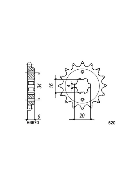 250.GT R COMET '04/12 14X46 RKGB520KXZ µ