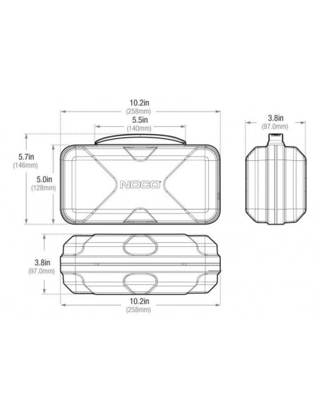 Boîtier de protection NOCO EVA Sport + Boost Plus Boîtier de protection NOCO EVA Sport + Boost Plus
