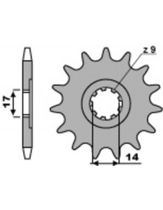 Pignon PBR acier standard 210 - 428