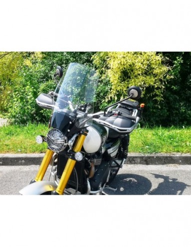 Bulle haute protection TRIUMPH 1200 SCRAMBLER XC/XE (se monte sur support bulle origine) 2018/2021