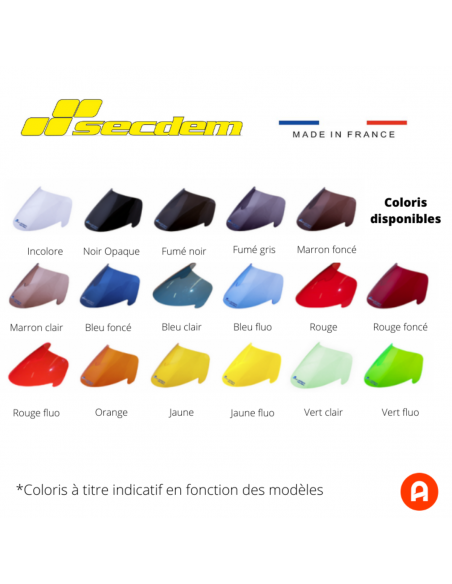 Bulle haute protection HONDA 1800 GOLDWING (+4cm côté) (sans ventilation) 