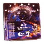 Kit chaine AFAM alu YAMAHA YZ 125  pas 520 1984 à 1985