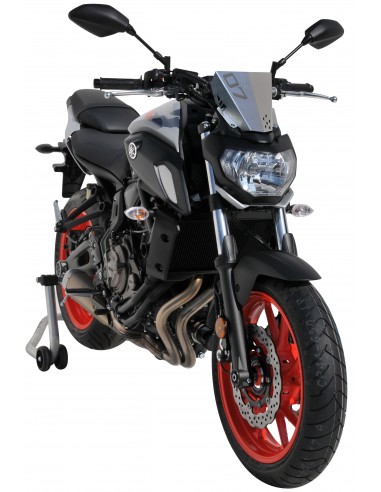 saute vent sport en aluminium anodisé pour MT07 2018/2019 