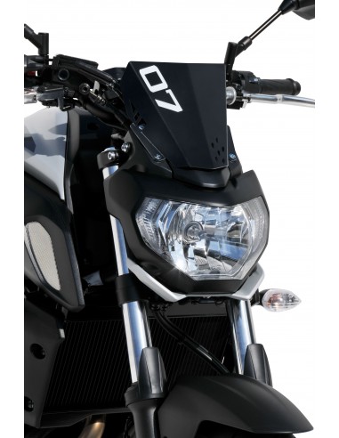 saute vent sport en aluminium anodisé pour MT07 2018/2019 