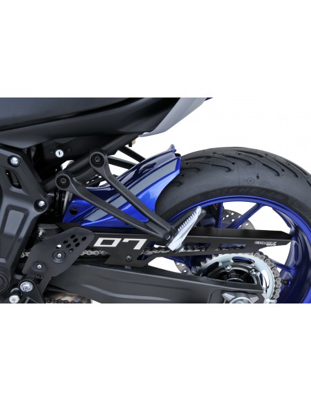 garde boue arrière evo en 2 parties Ermax pour MT07(FZ 7) 2014-2017 