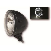 Phare moto BIHR noir contour led 5 3/4 fixation laterale