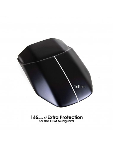Prolongateur de Garde boue avant noir ermax pour 790 DUKE 2018/2019 