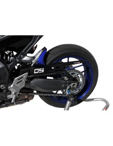 Garde boue arriere evo (avec carter chaine en aluminium anodisé) Ermax pour MT09(FZ 9) 2021 