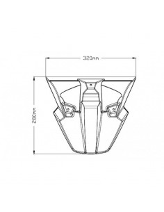 Bec avant PUIG 3481 pour Yamaha MT07 TRACER 2016 et +