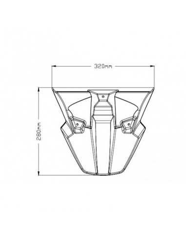 Bec avant PUIG 3481 pour Yamaha MT07 TRACER 2016 et + 