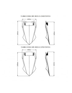 Bulle Touring Avec Visière 3755 Puig pour Yamaha Tracer 9 / GT 2021 et + 