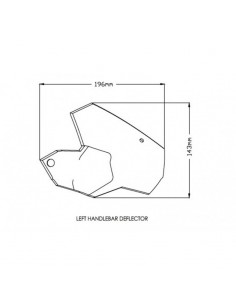Déflecteur De Guidon 1319 Puig pour BMW F850GS et F750GS 2018 et +, F850GS ADVENTURE 2019 et +
