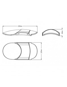 Garde-boue avant 3525 Puig pour Honda CMX 300 REBEL et CMX 500 Rebel 2017 et +