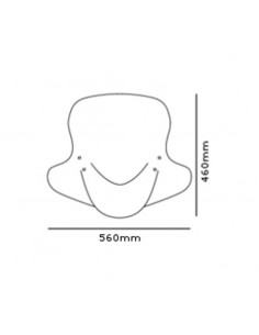 Pare-brise City Touring 6023 Puig pour Aprilia SR MOTARD 50 2015-2020 et SR MOTARD 125 2015-2017 