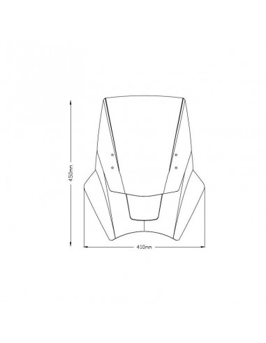 Pare-brise Up&Down 6902 Puig pour BMW R1100R 1994-2000 et R1150R 2001-2006 