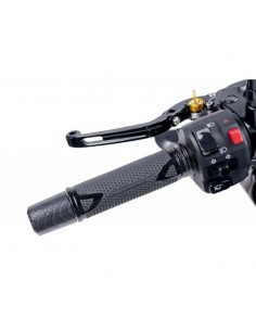Poignées Radikal Puig 6325 - Longueur 119mm, pour guidon 22 mm de diamètre 