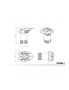 Protection Moteur R19 20606 Puig pour Aprilia RS 660 2021 et +