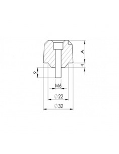 Embouts de Guidon Courts 8008 - Yamaha YZF R1 2015-2018, YZF R1 M et YZF R6 2017-2018 