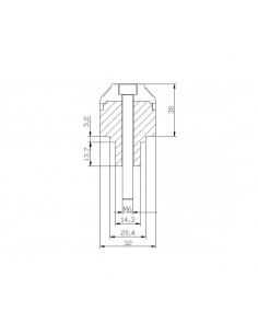 Embouts De Guidon Courts Avec Anneaux 9359 - Kawasaki Versys X 300, Ninja 650, Z650 2017-2018, Ninja H2 SX 2018 