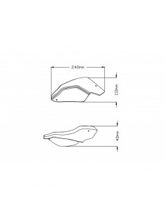 Extension de Protége-mains 3589 - KTM 790 ADVENTURE 2019 