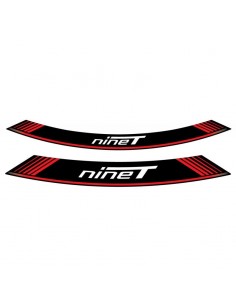 Liserés de jantes spéciaux 9133 avec logo R NINE T