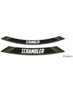 Liserés de jantes spéciaux 9134 avec logo SCRAMBLER