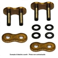 Attache rapide à rivet pour chaine DC 50MZO-G PLS type couleur or 2