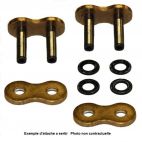 Attache rapide à rivet pour chaine DC 50MZO-G PLS type couleur or Attache rapide à rivet pour chaine DC 50MZO-G PLS type couleur or