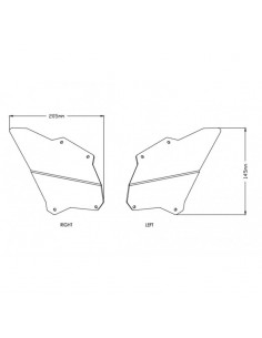 Protection de Phares 9728 - Yamaha TRACER 900 et TRACER 900 GT 2018 et +