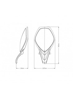 Protection de Phares 9736 - Suzuki DL650 VSTROM et DL650XT V-STROM 2017 et +