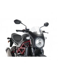 Semi-carénage Retro 3169 Noir Mat - Suzuki SV650 2016 et +