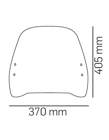 Pare-Brise - Urban 1438 - Keeway LOGIK 125 2018 et + 