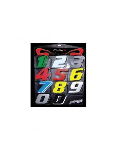 Puig 4257 - Numéro 4, différentes couleurs, pack de 5 unités.
