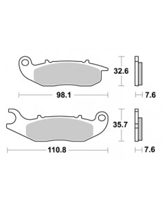 Plaquettes de freins AP... 2