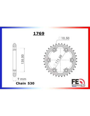 ROYAL.ENF.535.CONTINENTAL GT'13/16 18X36 RK530KS *